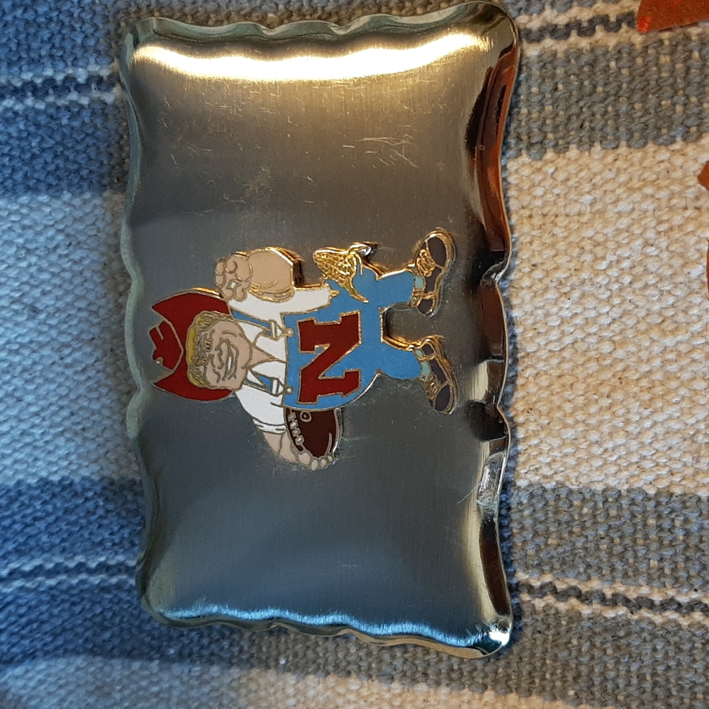 Vintage Nebraska Cornhuskers belt buckle
